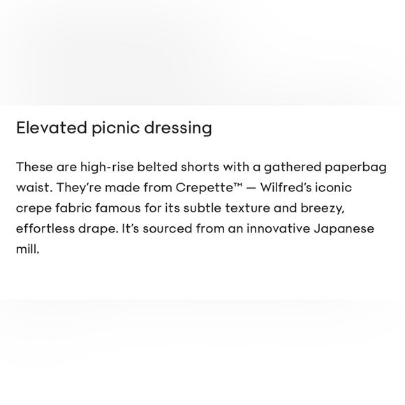 Wilfred Paperbag Short - Picture 6 of 11